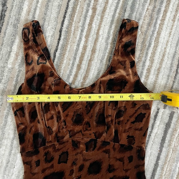 Velveteen animal print minidress XS - Picture 6 of 7
